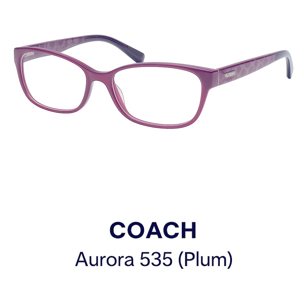 Coach Eyeglass Frames – Aurora 535 (Plum)